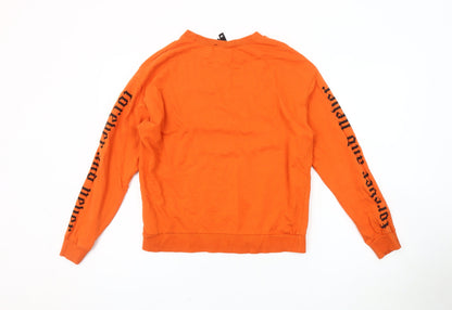 H&M Women's Orange Long Sleeve T-Shirt - Size M