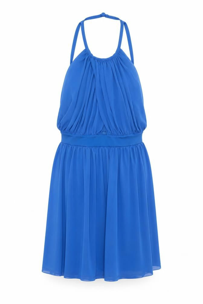 Topshop Women's Blue Halter Dress Size 10