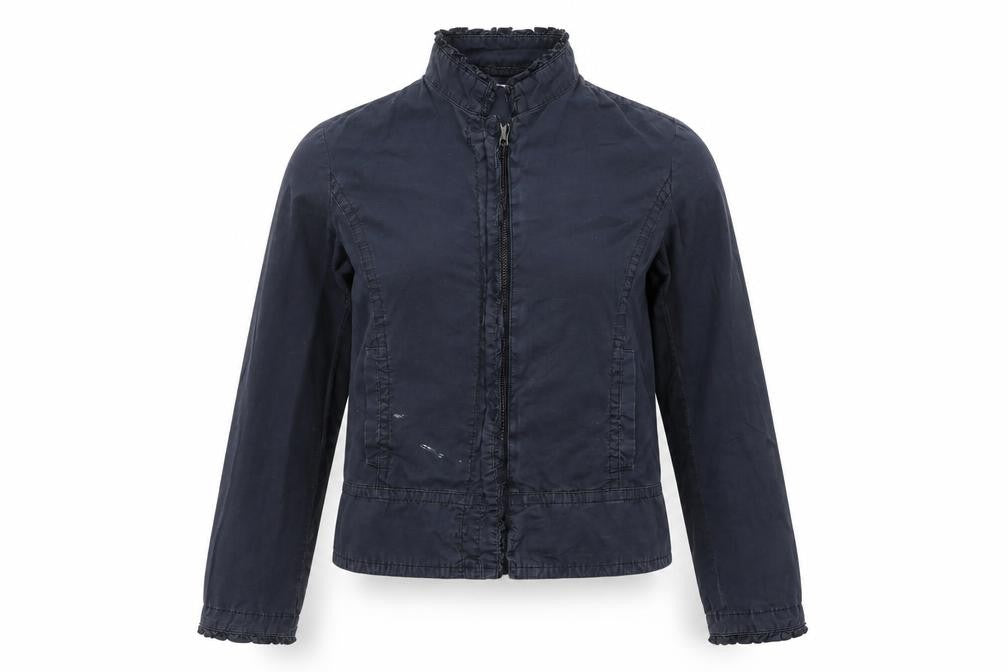 Zara Women's Blue Basic Jacket Size 14