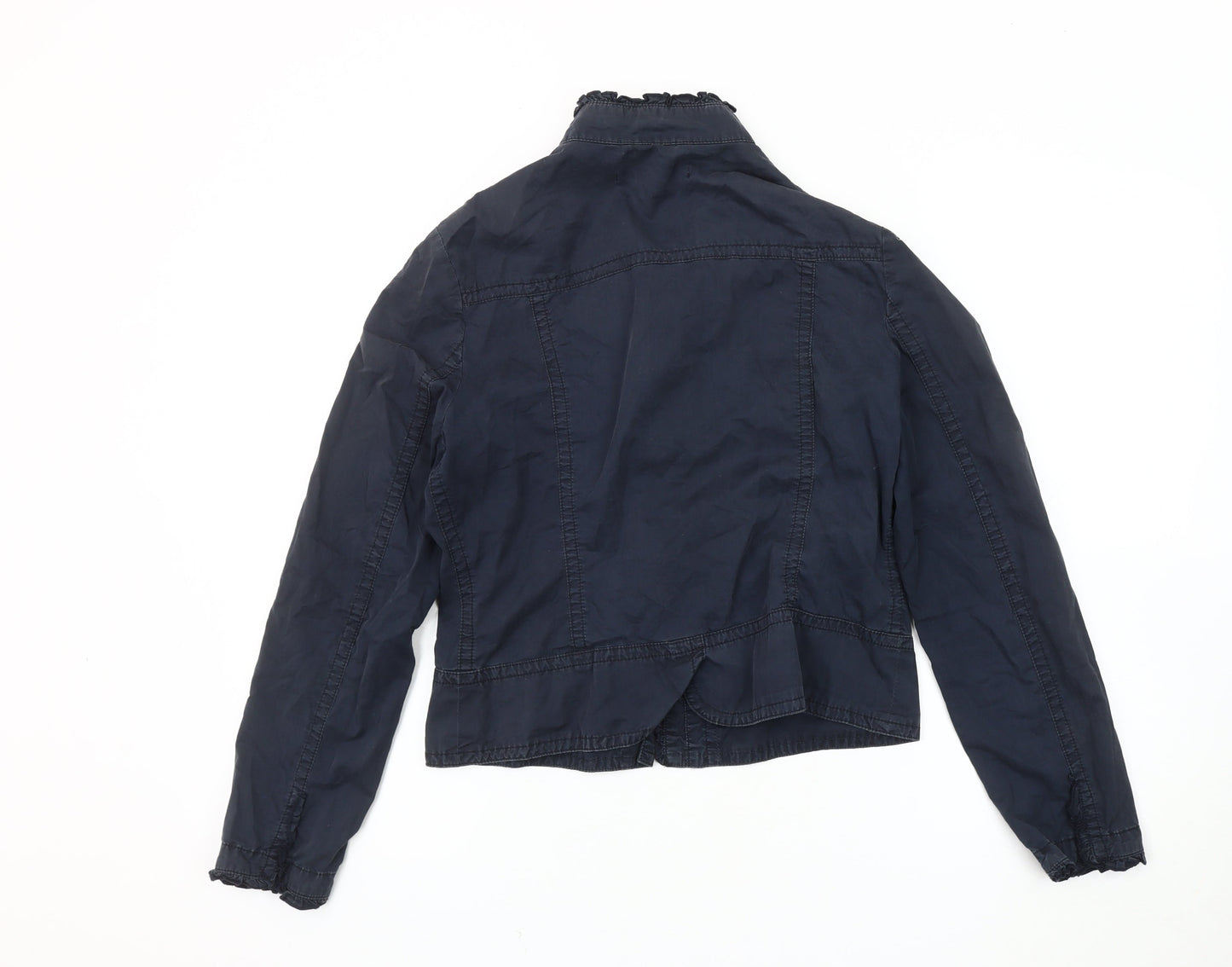 Zara Women's Blue Basic Jacket Size 14