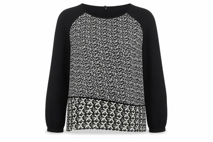 Marks & Spencer Women's Black Animal Print Blouse Size 10