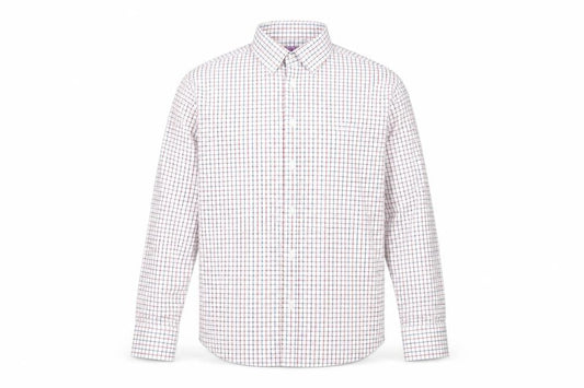 Lorenzo Uomo Men's Check Slim Fit Shirt Size 16.5