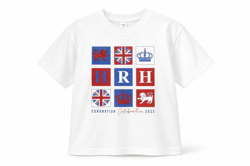 Coronation 2023 Boys White Graphic Print T-Shirt Age 6 Years