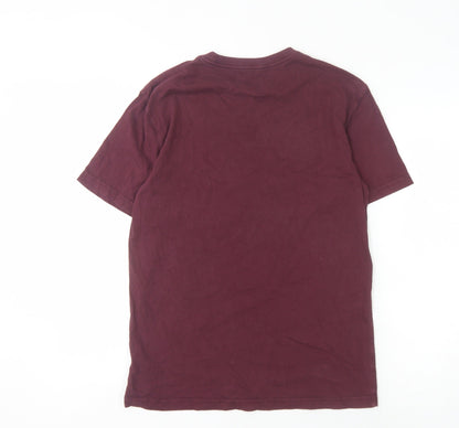 American Eagle Men’s Red Crew Neck T-Shirt Size S