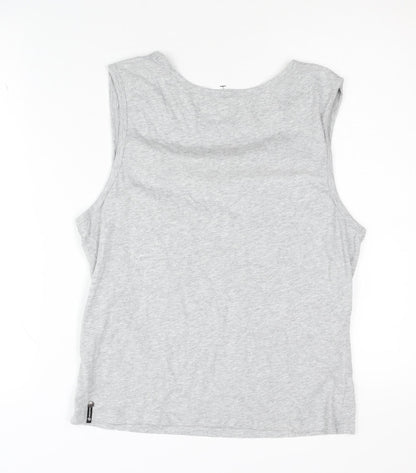 VonZipper Womens Grey Sleeveless Tank Top Size 10