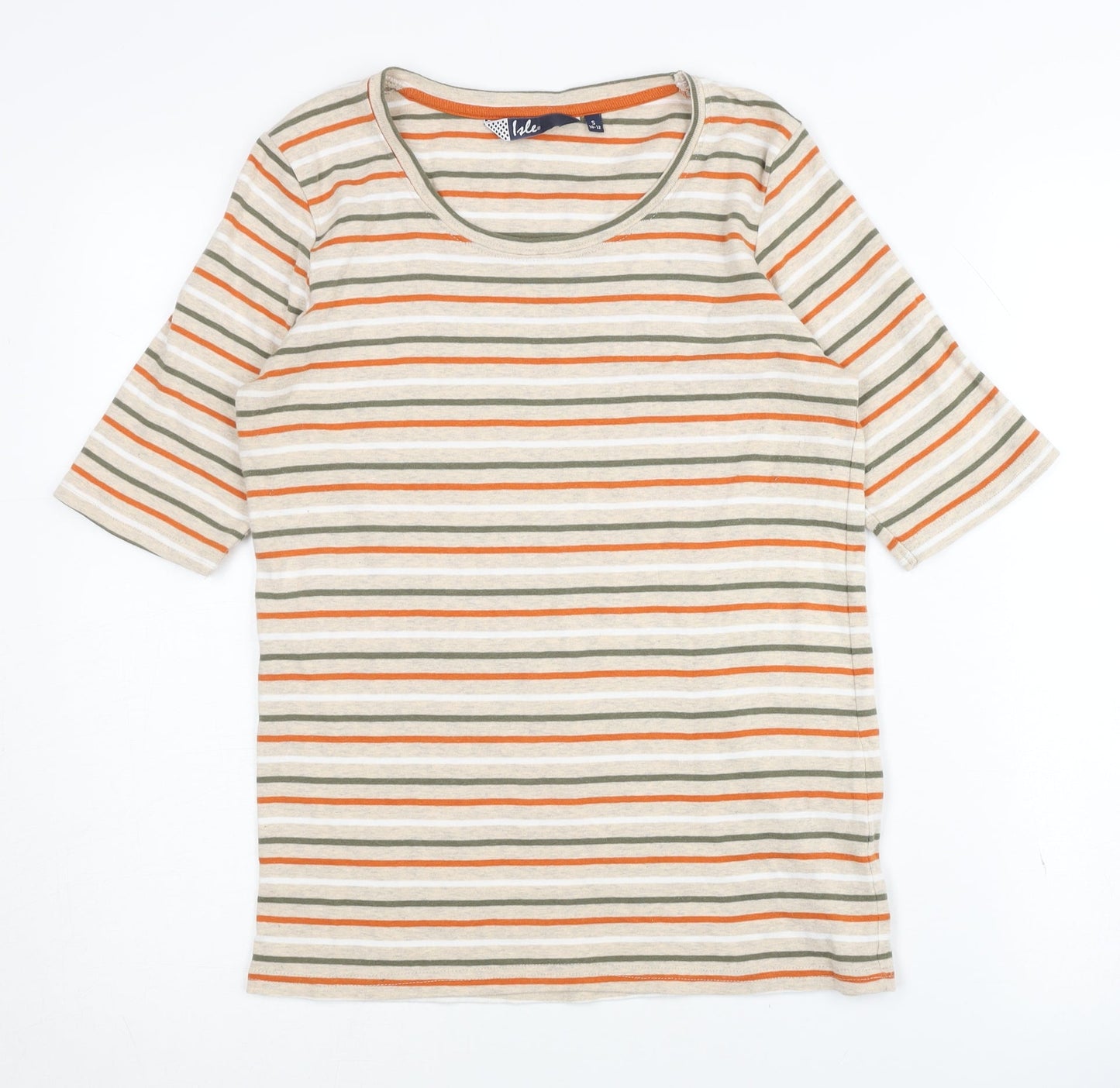 Isle Women's Multicoloured Striped T-Shirt S