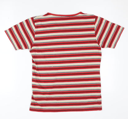 Paul Separates Women's Red Striped T-Shirt, Size S