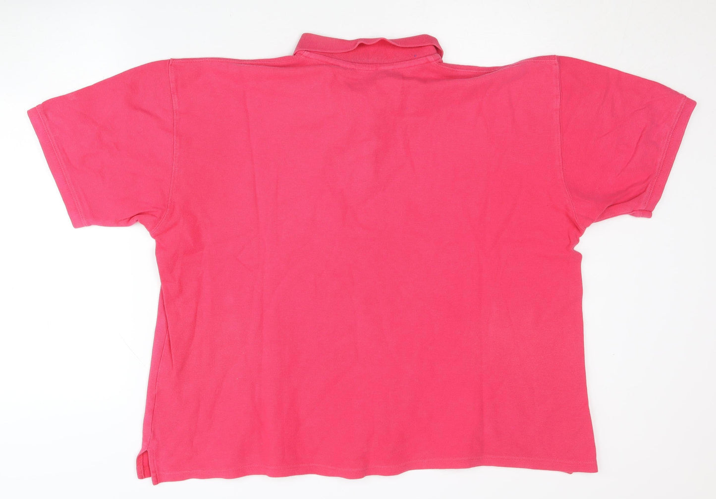 Jumper XL Pink Unisex Polo Shirt Cotton Casual