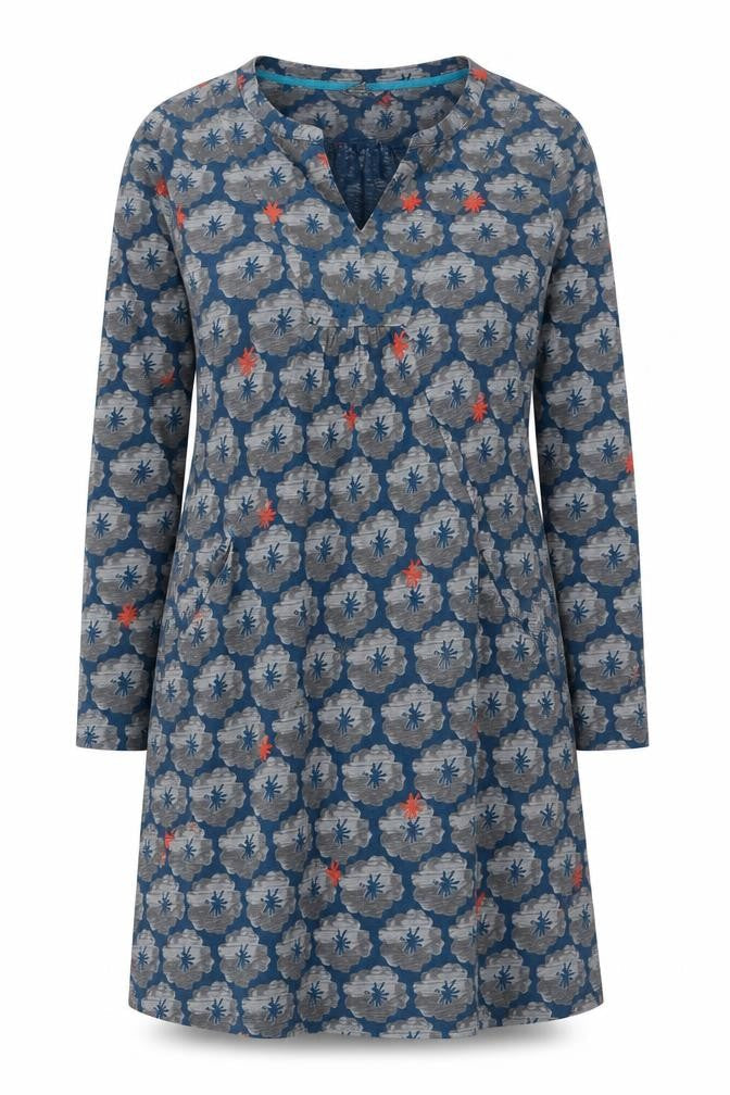 White Stuff Women's Floral Long Sleeve Dress
