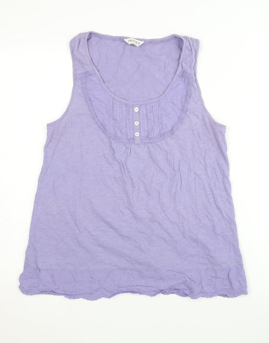 Marks and Spencer Women's Purple Tank Top Size 12