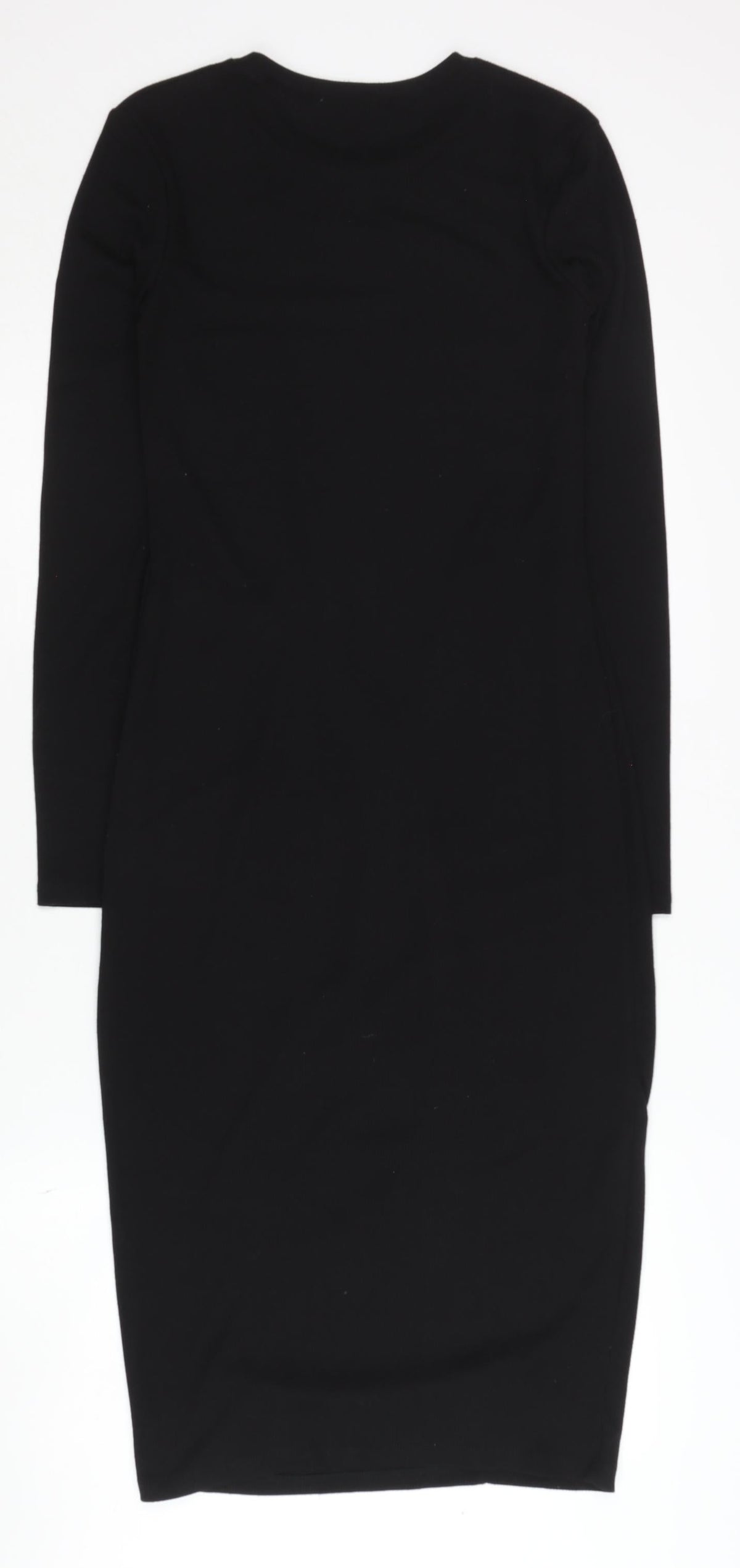 Zara Women's Black Bodycon Dress - Size S