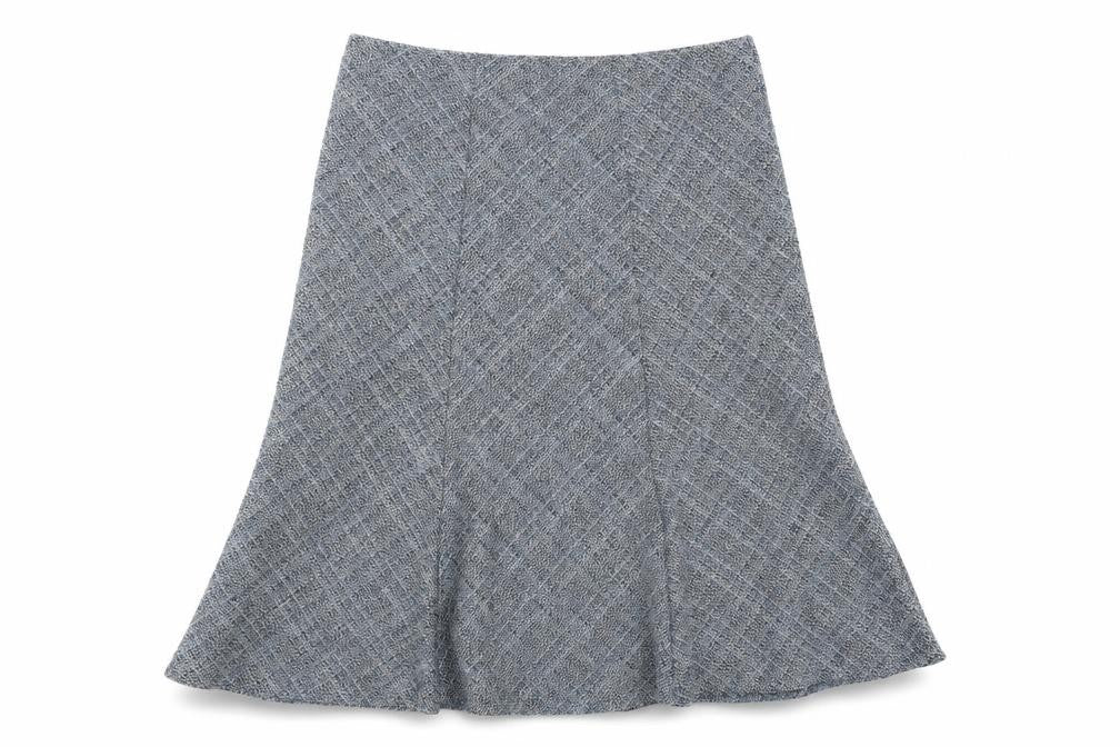 Honor Millburn Women's Grey Flare Skirt Size 12