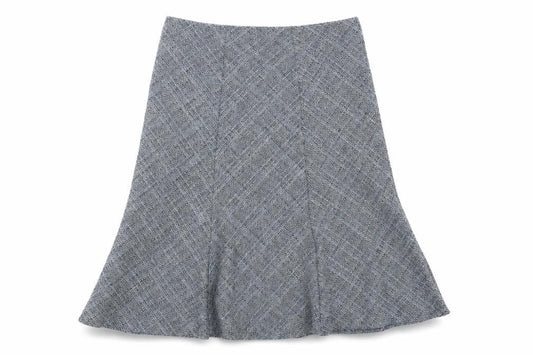 Honor Millburn Women's Grey Flare Skirt Size 12