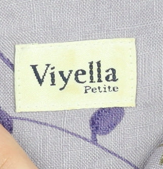 Viyella Women's Multicoloured Petite Floral Dress