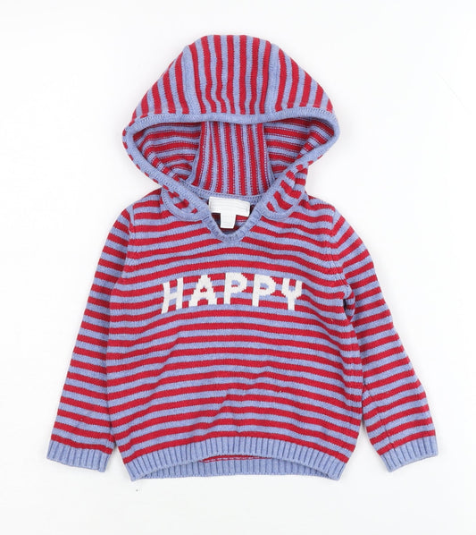 The Little White Company Unisex Multicoloured 9-12 Mths Hoodie