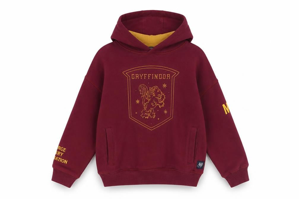 Marks & Spencer Girls Red Harry Potter Pullover Hoodie 8 Years