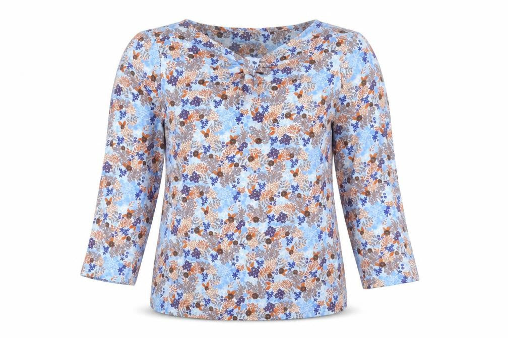 Laura Ashley Women's Floral Blouse, Multicoloured, UK 10