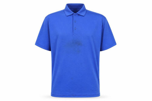 Front view of Adidas Men's Blue Polo Shirt, size M, Casual Basic Style