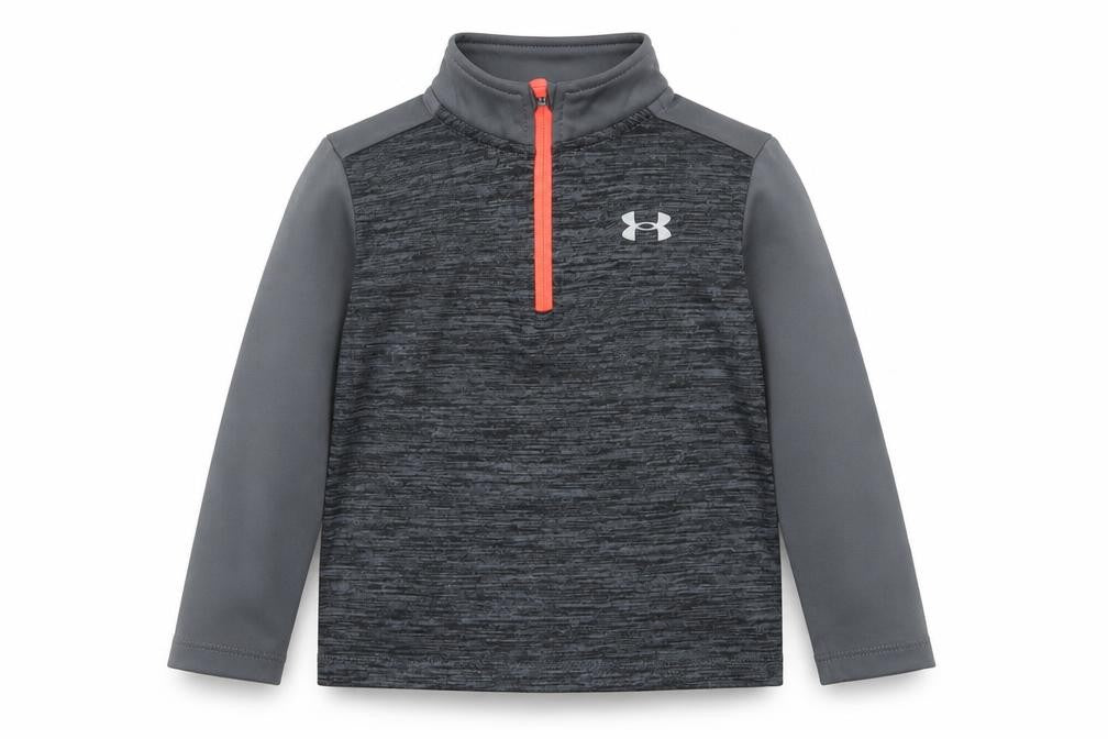 Under Armour Boys Grey 2-3Y Jersey Pullover Activewear Top
