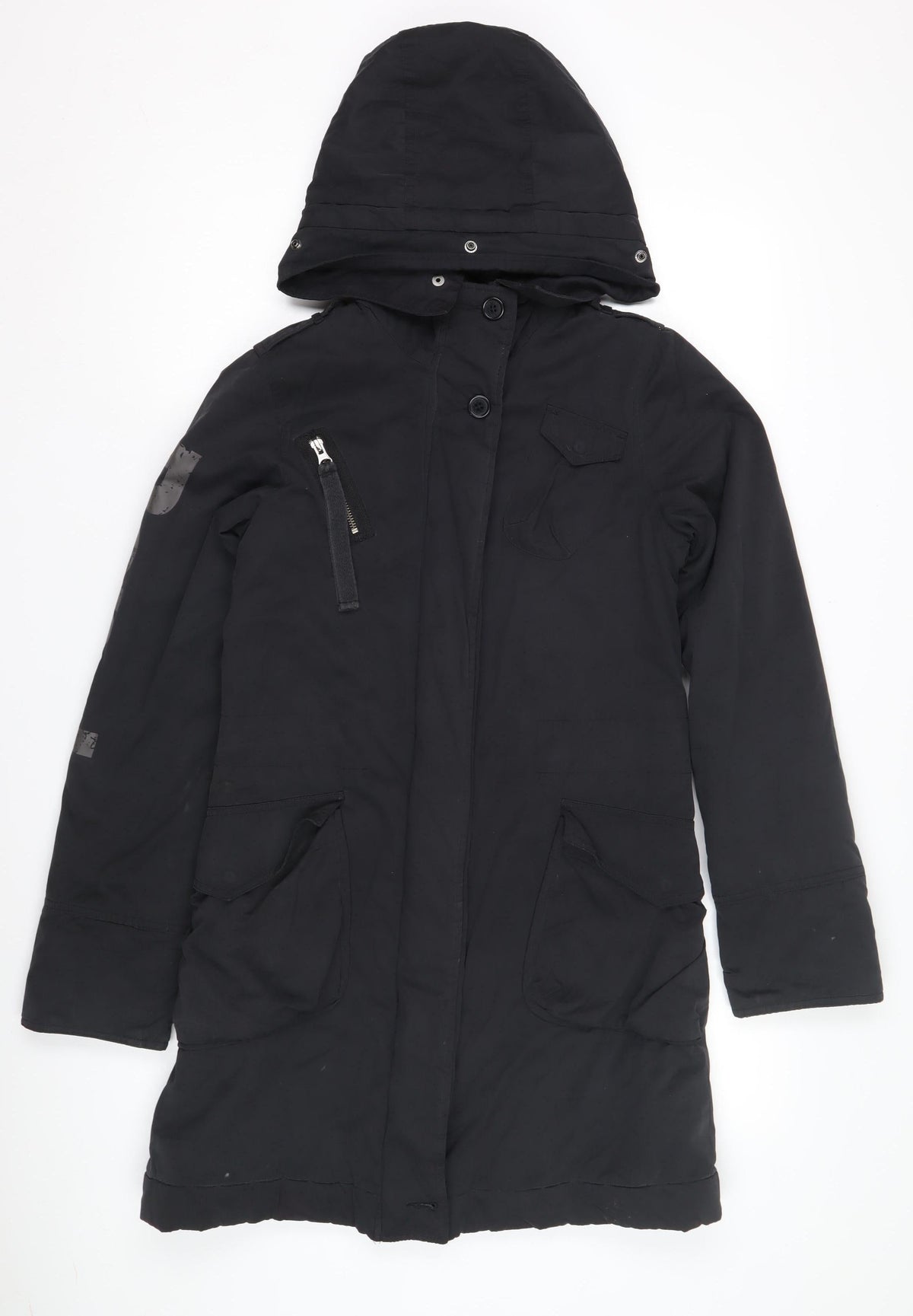 Bench Black parka coat woman's Size XS