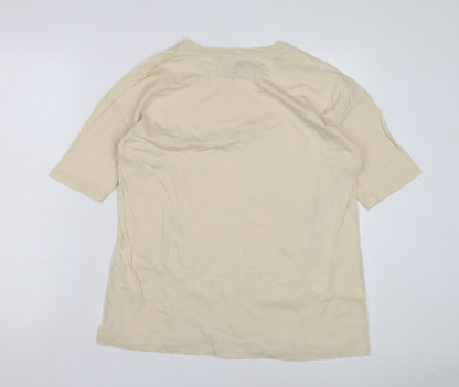 Back view of Disney Beige Minnie Mouse girls’ t-shirt m