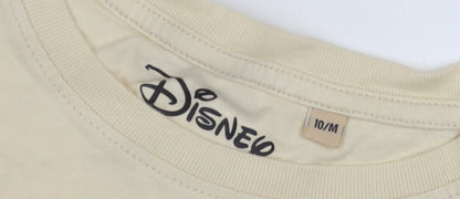 Close-up detail of Disney Beige Minnie Mouse girls’ t-shirt m