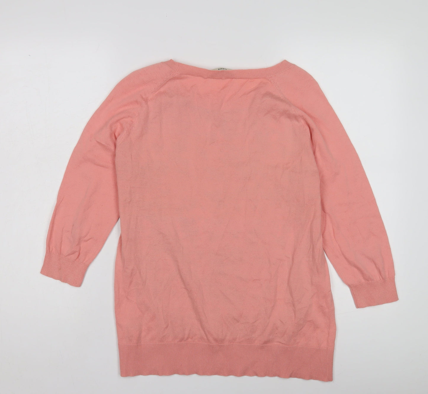 Oasis Women's Pink Floral Pullover Jumper M