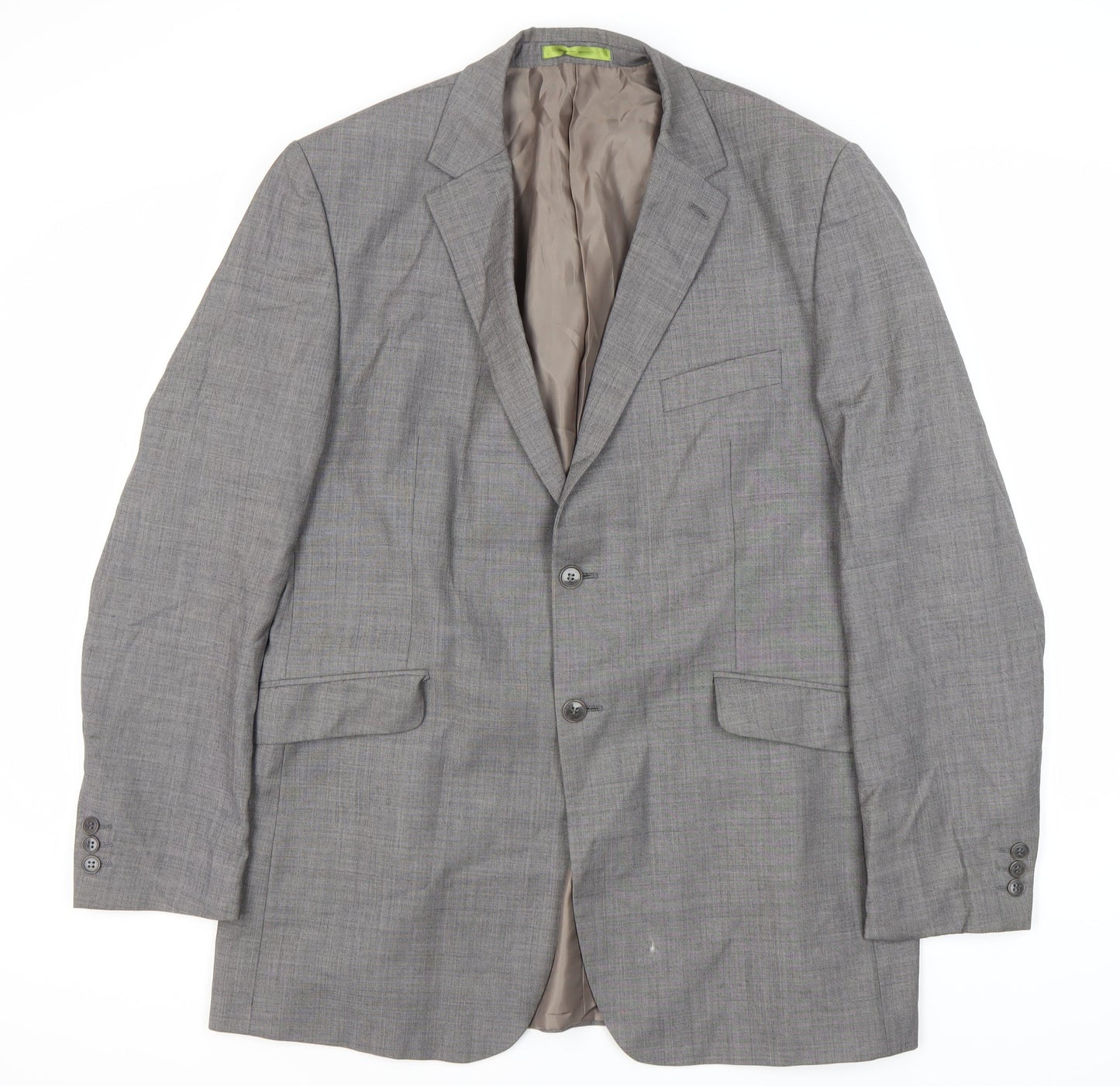 Burton Men's Grey Long Blazer 44L Formal Jacket