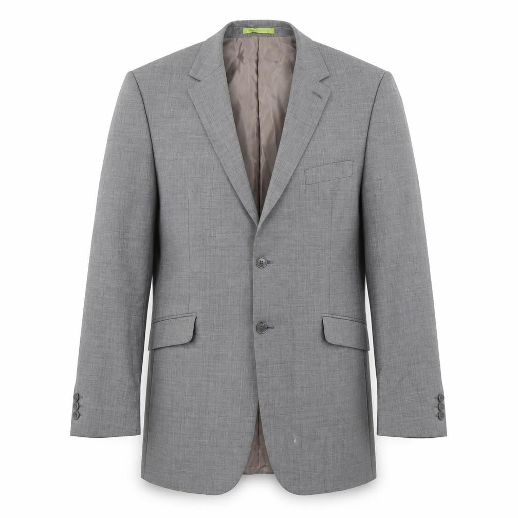 Burton Men's Grey Long Blazer 44L Formal Jacket