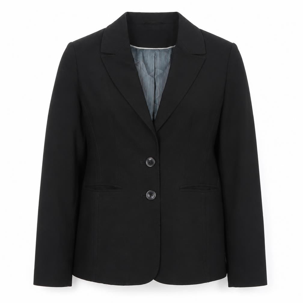 Next Women's Black Blazer Size 10 Two-Button Tailored