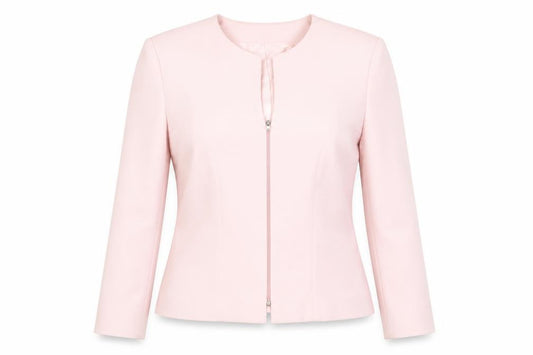 C·M·D Women's Pink Suit Jacket Size 12, Regular Fit