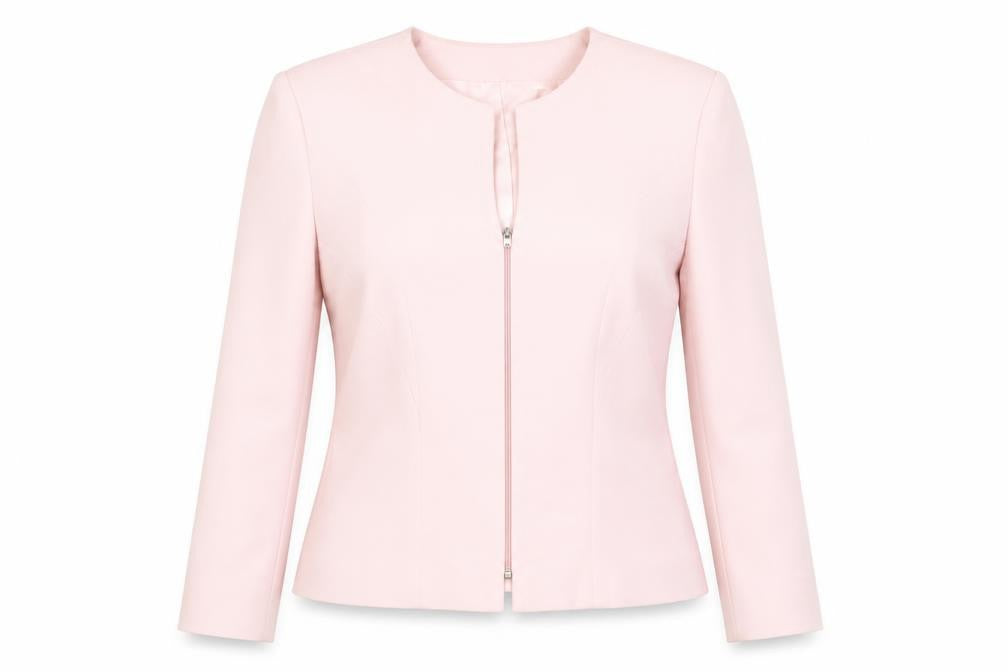 C·M·D Women's Pink Suit Jacket Size 12, Regular Fit