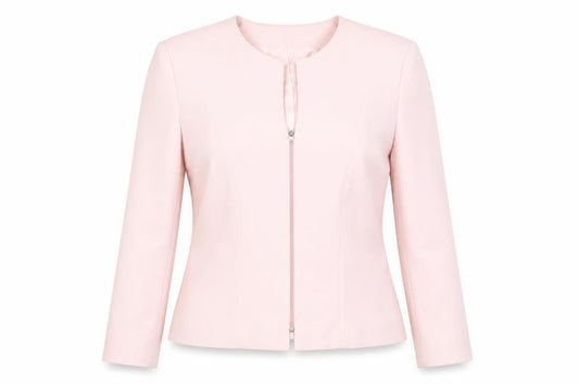 C·M·D Women's Pink Suit Jacket Size 12, Regular Fit