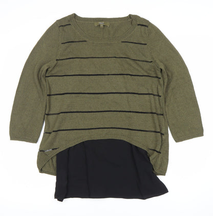 Next Women's Green Pullover Jumper, Size 10