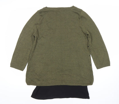 Next Women's Green Pullover Jumper, Size 10