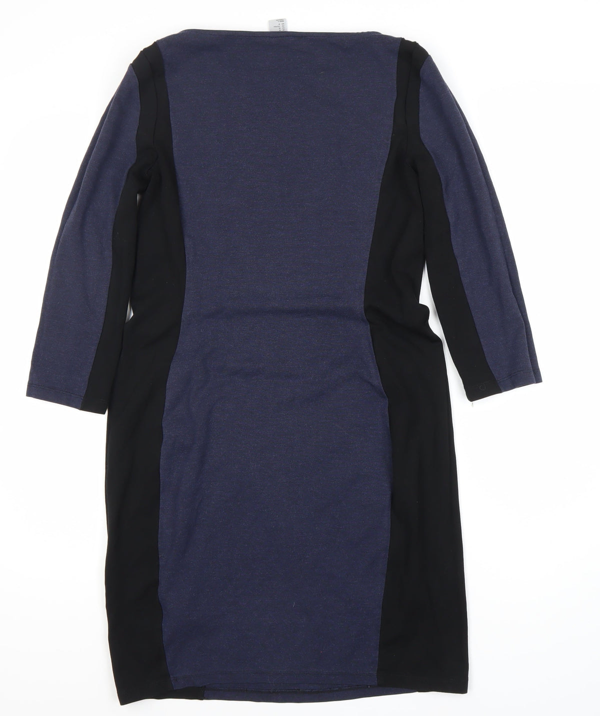 H&M Women's Blue & Black Bodycon Dress Size 12