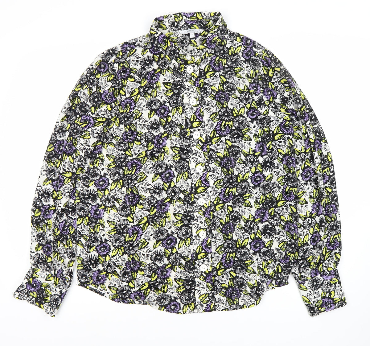 Next Women's Multicoloured Button-Up Shirt, Size 10