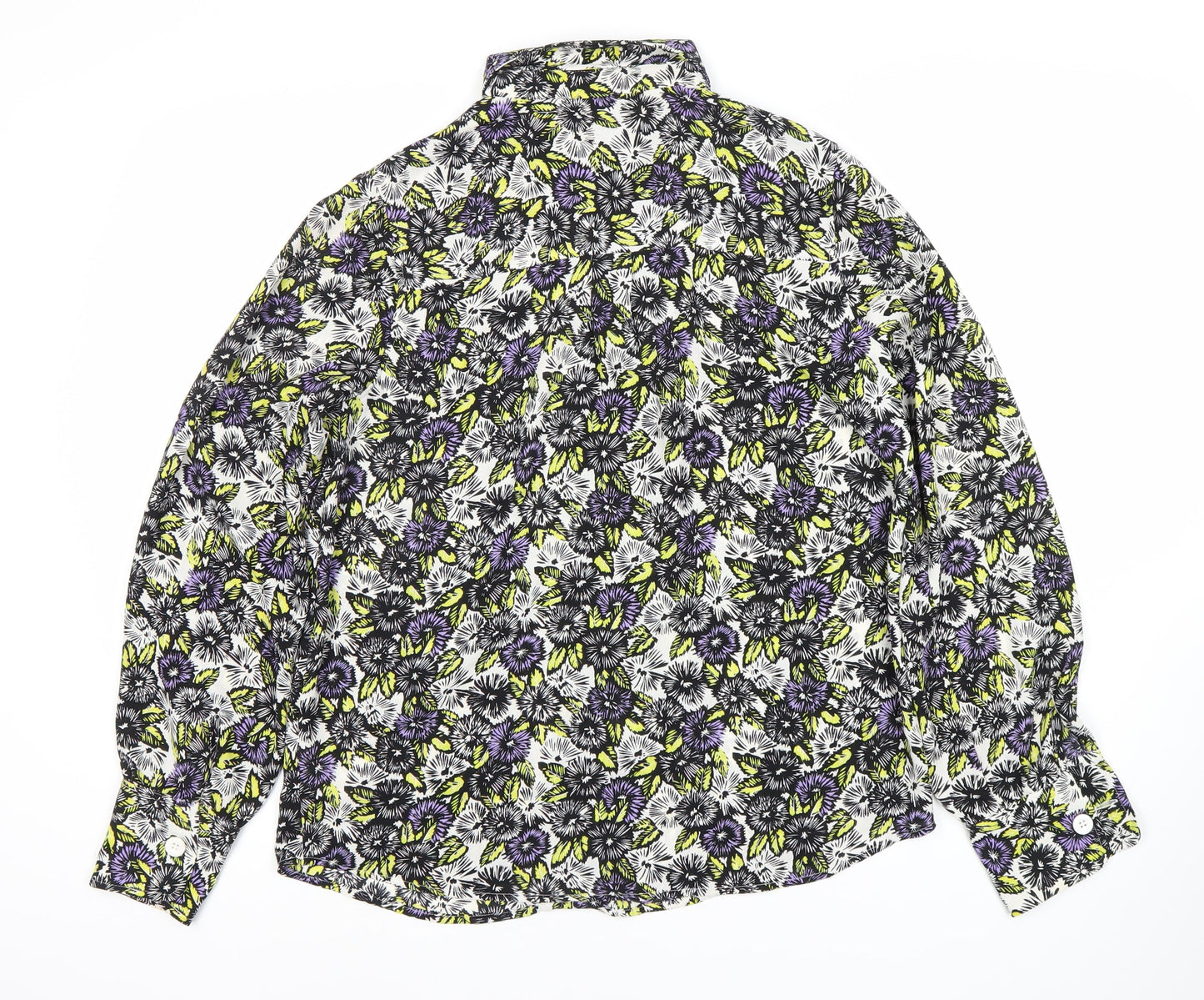 Next Women's Multicoloured Button-Up Shirt, Size 10