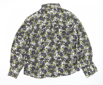 Next Women's Multicoloured Button-Up Shirt, Size 10