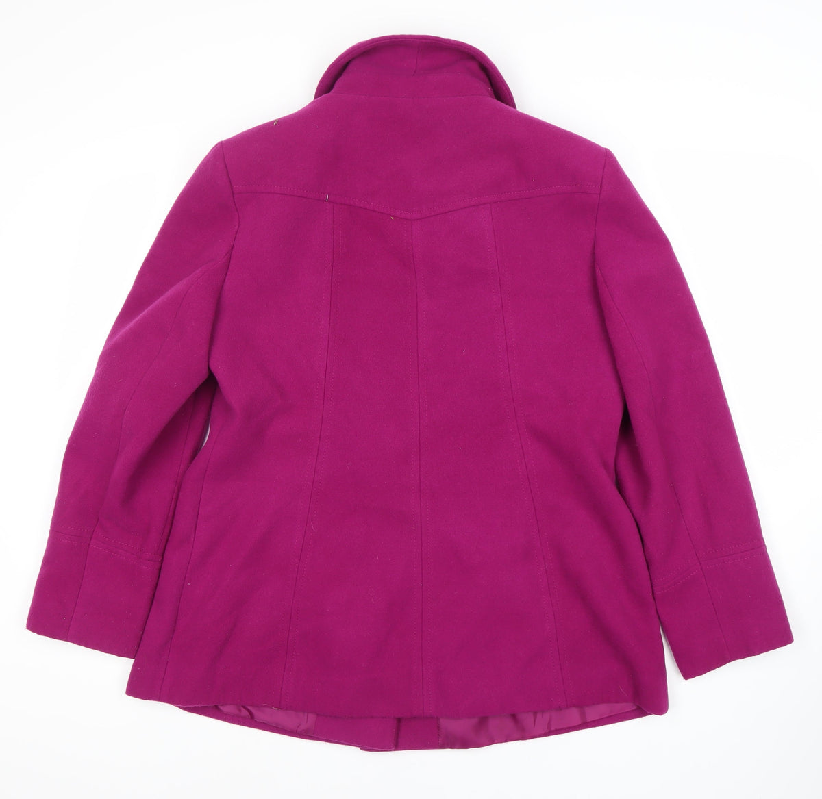 Bonmarché BN Collection Women's Pink Wool Blend Short Coat