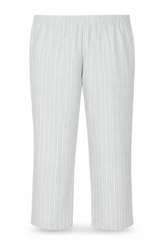 Damart Women's Grey Striped Trousers Size 14