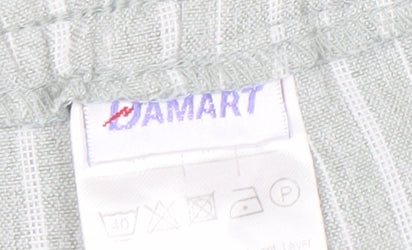 Damart Women's Grey Striped Trousers Size 14