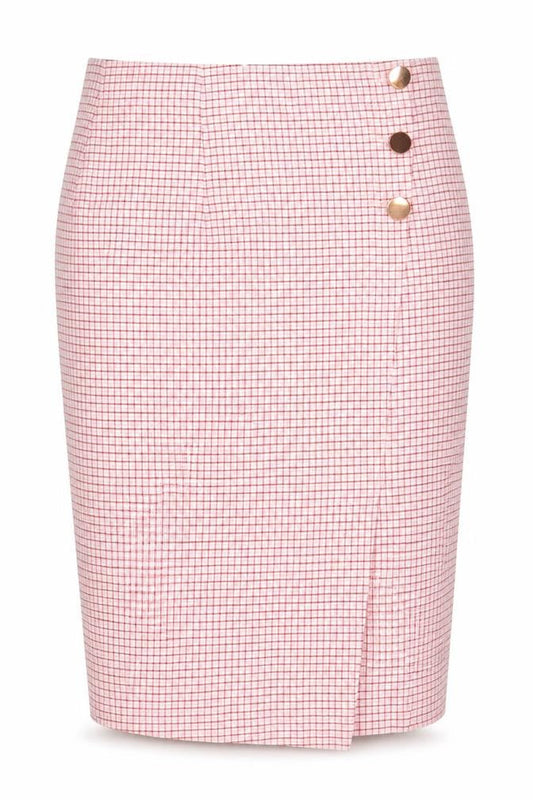 Marks & Spencer Women's Check Pencil Skirt UK 12