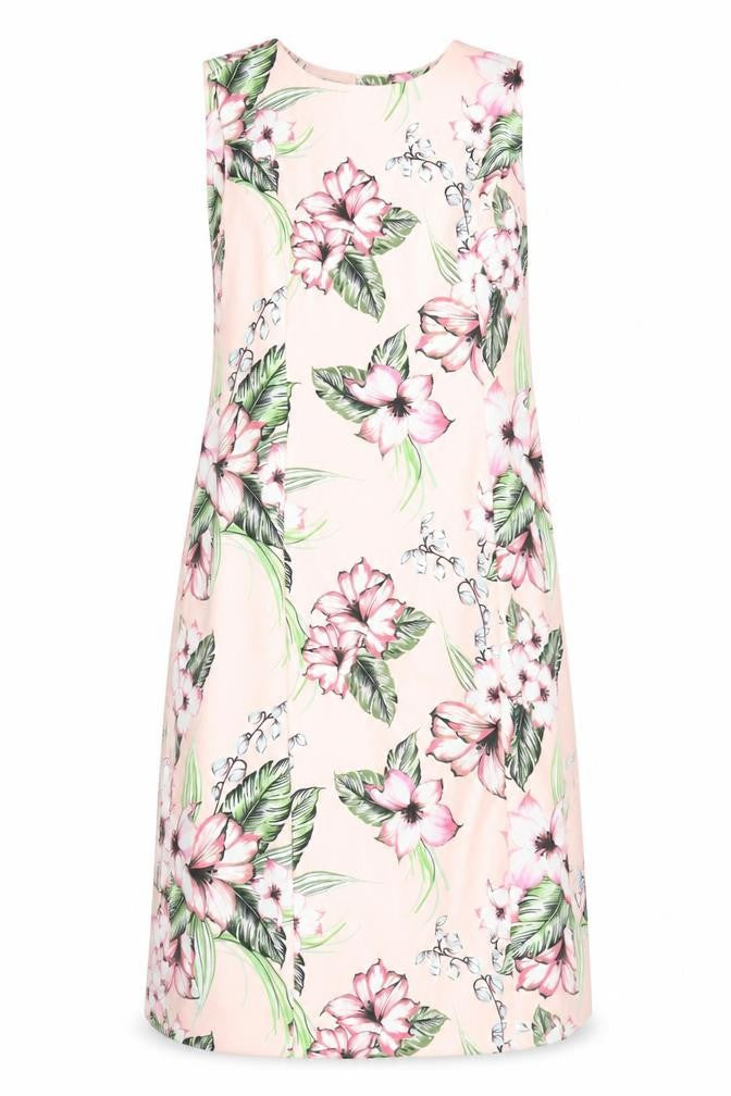 Marks & Spencer Women's Pink Floral Dress Size 14