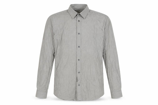 Tiger of Sweden Men's Grey Striped Button-Up Shirt