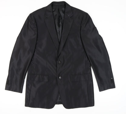 Pierre Cardin Men's Black Blazer, Size 40, Regular Fit