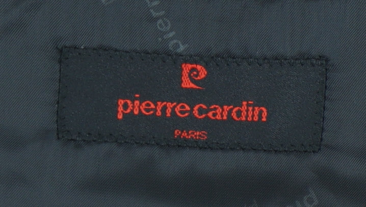 Pierre Cardin Men's Black Blazer, Size 40, Regular Fit