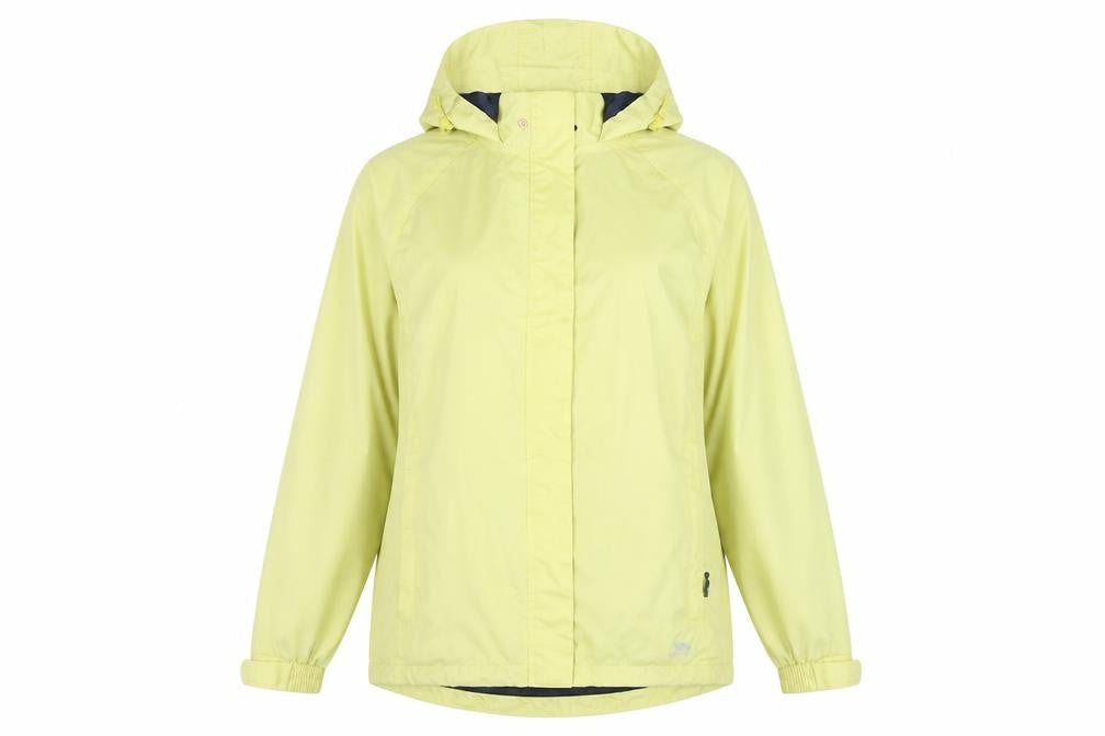 Trespass Women's Yellow Rain Coat Jacket M Waterproof