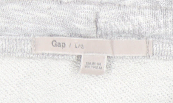 Gap Women’s Grey Hoodie, Size L, Cowl Neck Jersey