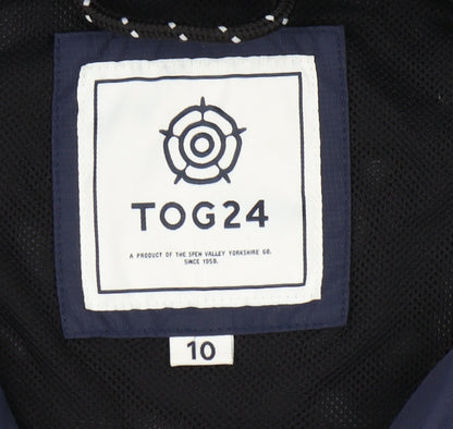 TOG24 Women's Blue Parka Jacket, Size 10